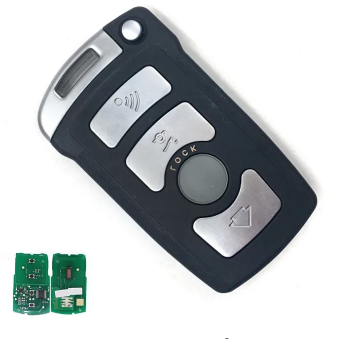 Wilongda Автомобильный ключ без ключа 4 кнопки дистанционный 433 МГц 868 7942 чип для bmw 7