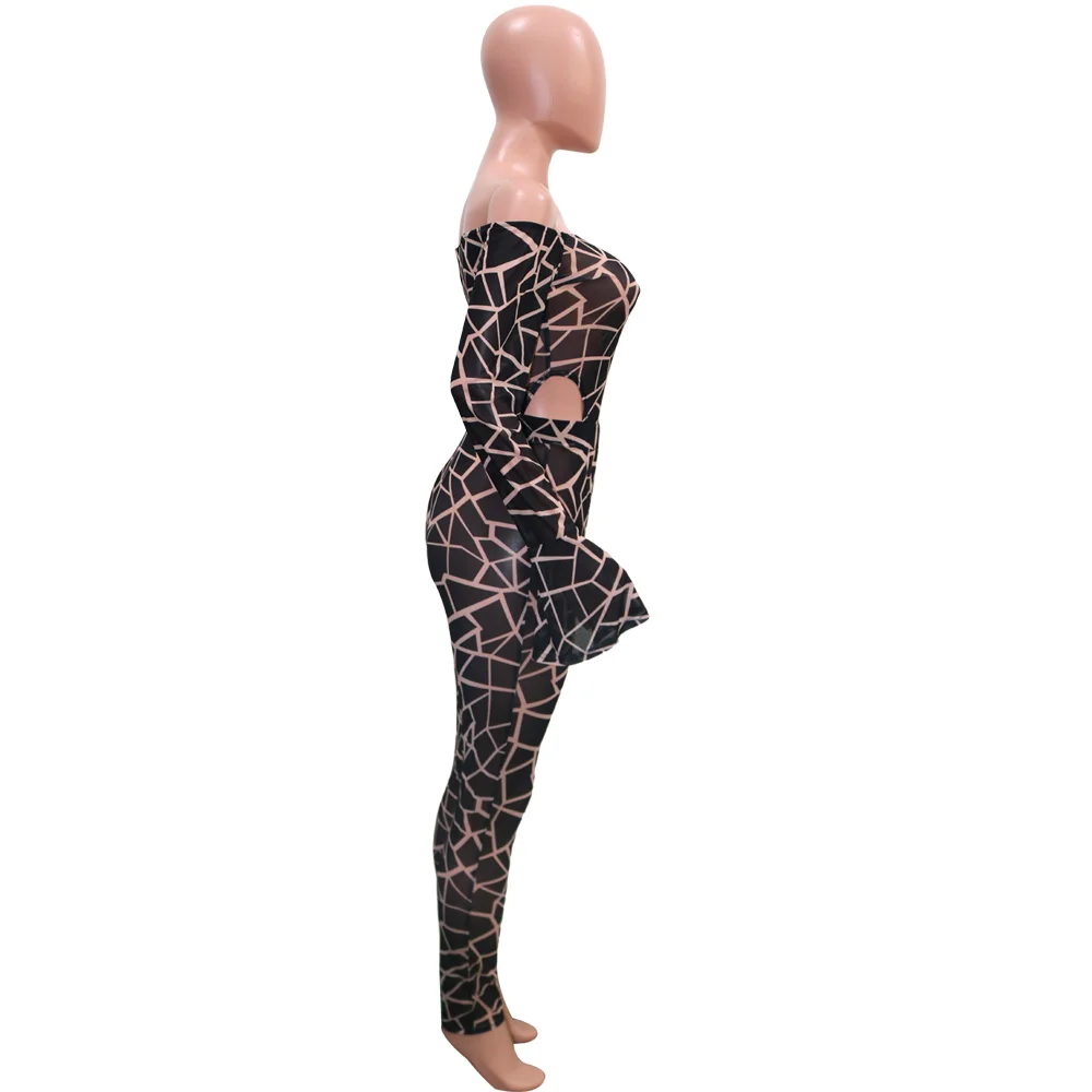 

Sexy birthday club women clothes top plaid pants suit rave festival clothes