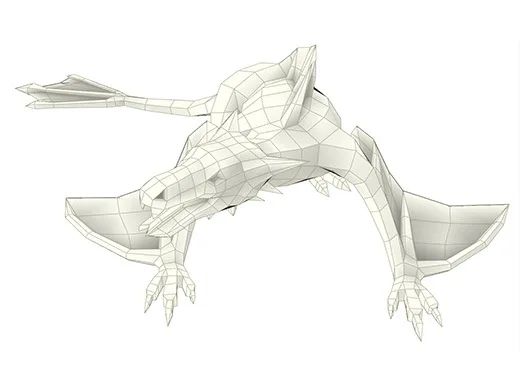 Бесстрашный динозавр 3D бумажная модель Сделай Сам мультфильм 3-мерные животные