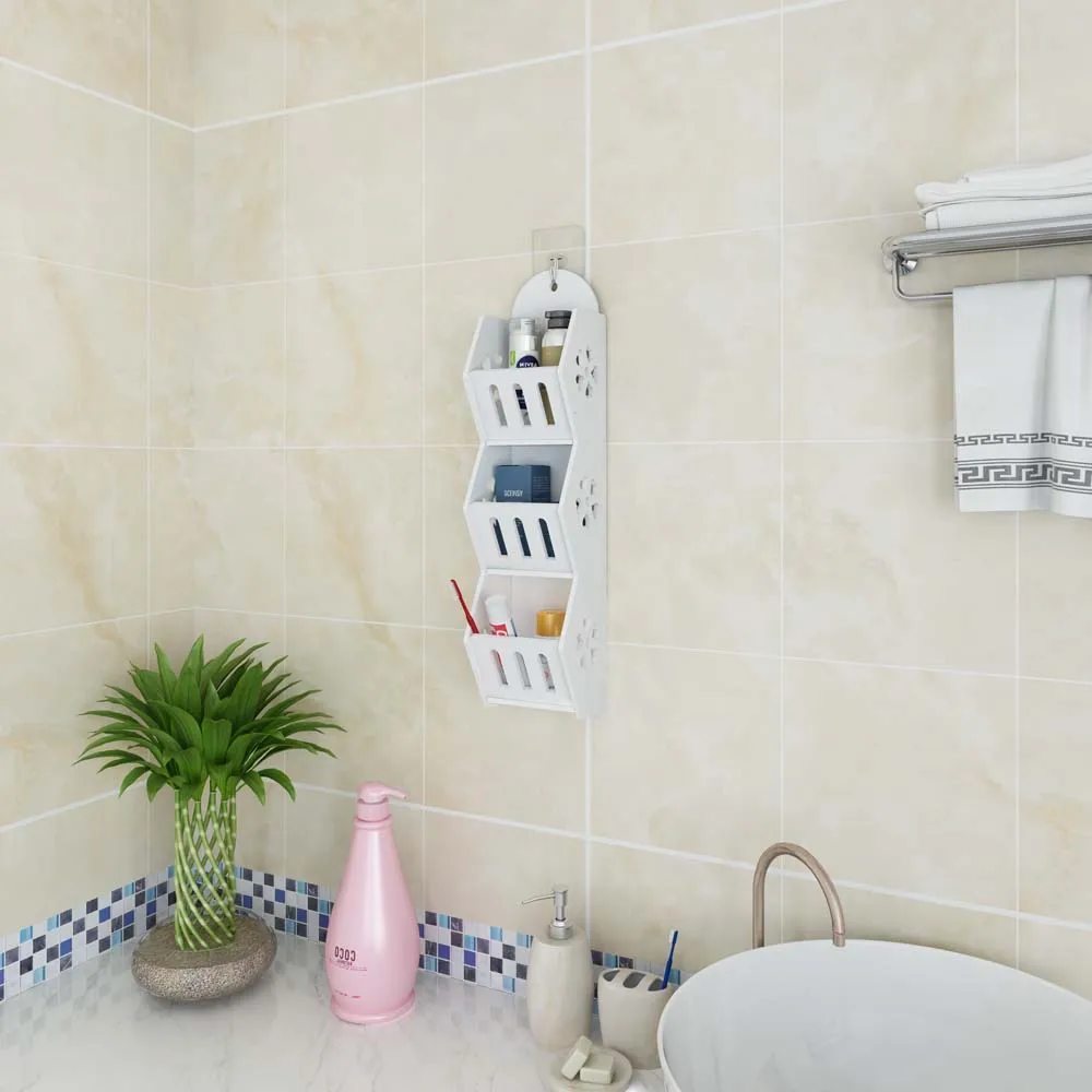 Полка для ванной туалет ванная комната Экономия места простая современная