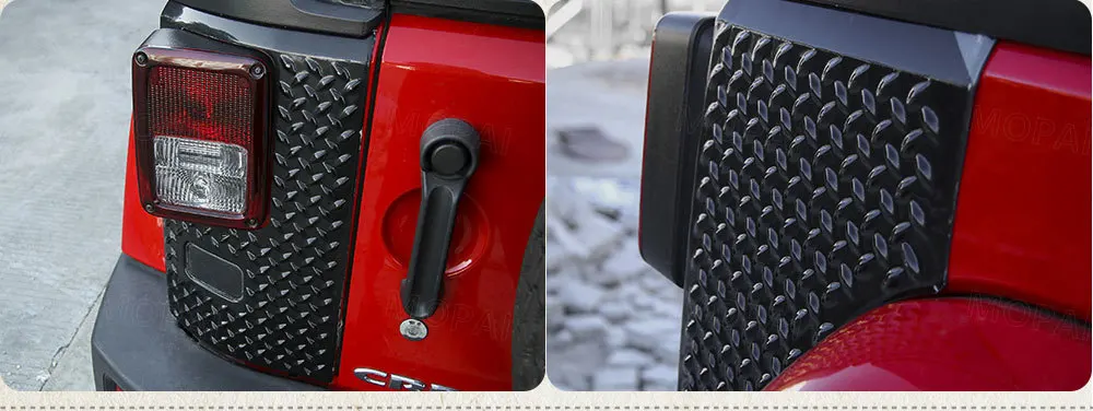MOPAI колпаки для автомобильных ламп для Jeep Wrangler JK, Автомобильный задний светильник, накладка, наклейки, аксессуары для Jeep Wrangler JK 2007