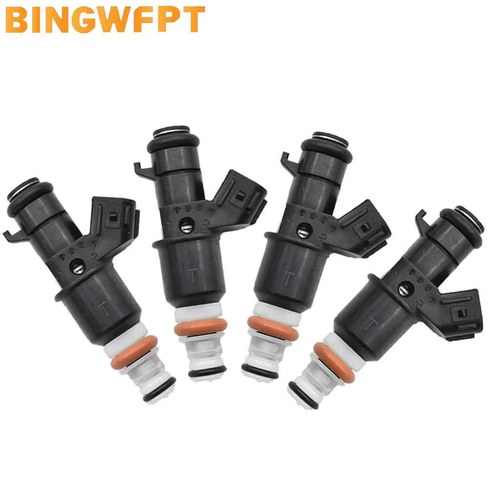 

4pcs Genuine 16450-RAA-A01 Fuel Injectors For 2005-2011 Honda Accord CR-V Element 2.4L l4 16450RAAA01