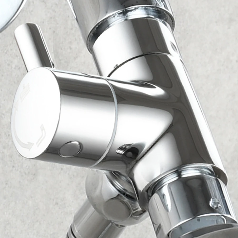 

G 1/2 Modern 3 Way Universal Fixed Spray Head Durable Handheld Showerhead Bathroom Adapter Shower Arm Diverter Connector