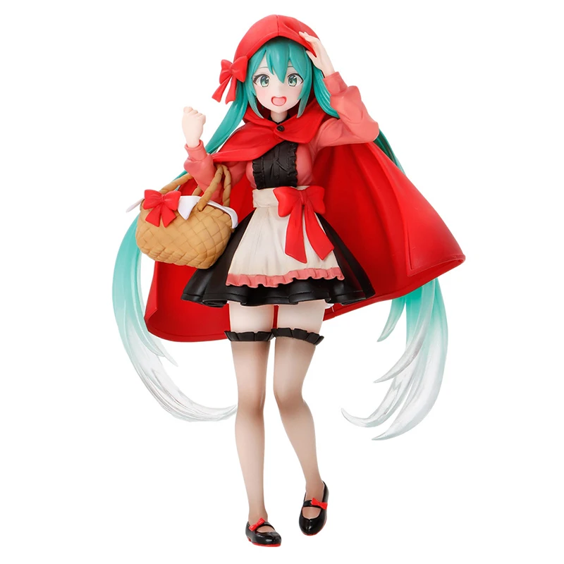 Dynamic Original Taito Anime Action Figures Miku Little Red Riding Hood Girl Ver. PVC Model Toy Doll Desktop Static Ornaments