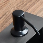 Дозатор для мыла для кухонной раковины, сменный стержень из нержавеющей стали сверху, встроенный дизайн для столешницы с бутылкой для жидкого мыла