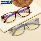 Seemfly анти-синий светильник очки для чтения мужские и женские мужские Оптические линзы квадратная оправа Ретро Пресбиопия очки диоптрий + 1,0 до 4,0
