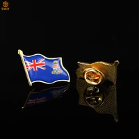 united kingdom cayman islands flag brooch denim suit tie lapel clothing accessories pin badge jewelry collection