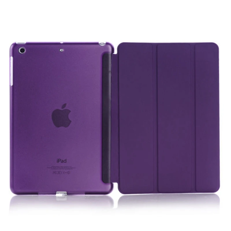 Умный чехол для ipad 4 3 2 ультра тонкий чехол из искусственной кожи с защелкой+ PC полупрозрачный чехол для Apple ipad 2 3 4# N