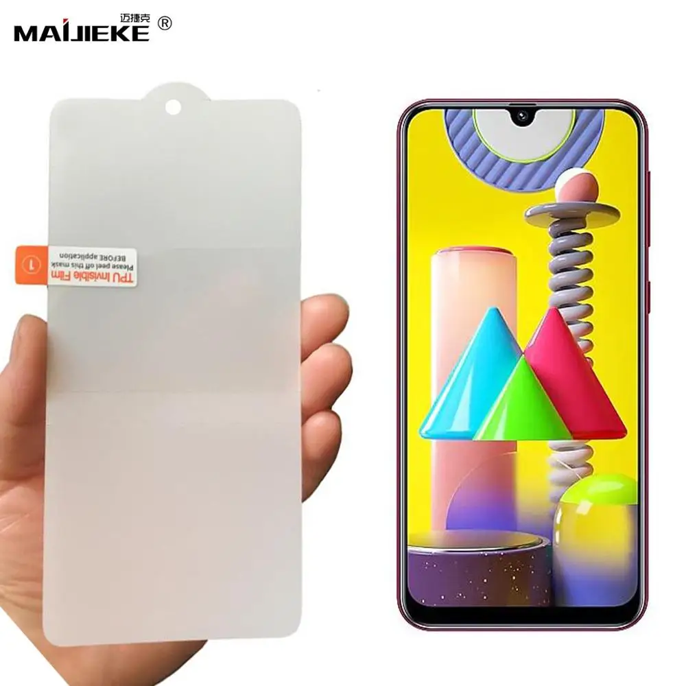 15D мягкая Гидрогелевая пленка для Samsung Galaxy M31 M21 A30s полноэкранная HD нано защитная 6 4