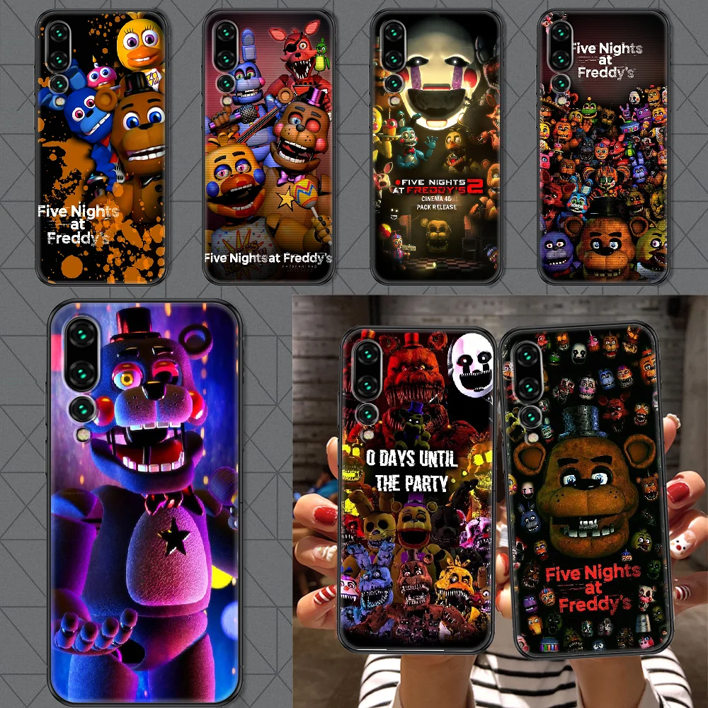 Чехол для телефона SFM Fnaf Animatronics Huawei P Mate P10 P20 P30 P40 10 20 Smart Z Pro Lite 2019 черный мягкий