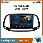 Автомагнитола для Fiat Doblo, мультимедийный видеоплеер с восьмиядерным процессором, Android 11, типоразмер 2 Din, для Fiat Doblo 2015-2019