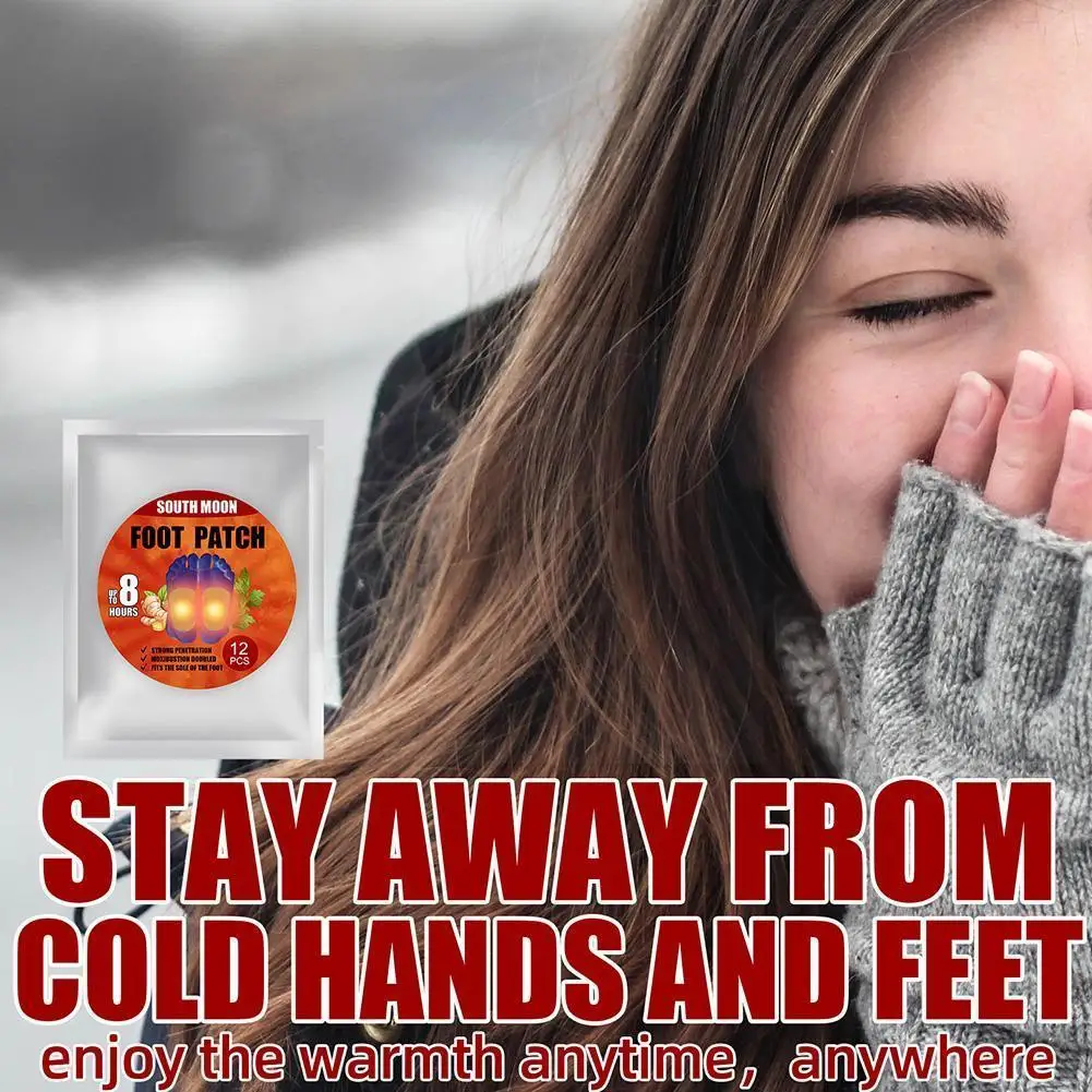 

Detox Foot Pad Patches Remove Harmful Cleaning Toxins Winter Care Stickers Sleep Health Warm W1P4