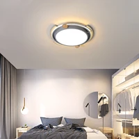 ceiling lights for living room lamp gray modern atmosphere household solid bedroom dining room lamp whole house package