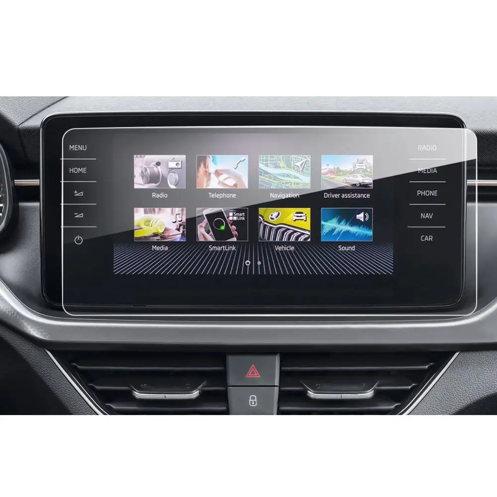 

LFOTPP для Kamiq / Scala Amundsen / Fabia 2022 2023 9.2-дюймовый Автомобильный GPS навигационный центр сенсорный экран защитная пленка