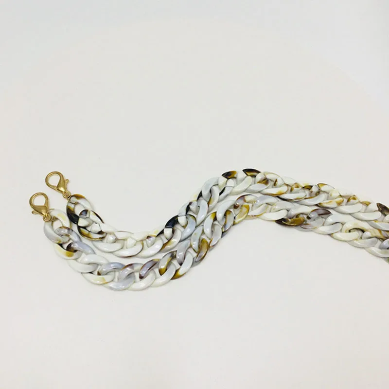 XMESSUN акриловые ремень с цепочкой из пластика Бисса пояс для женщин сумки части