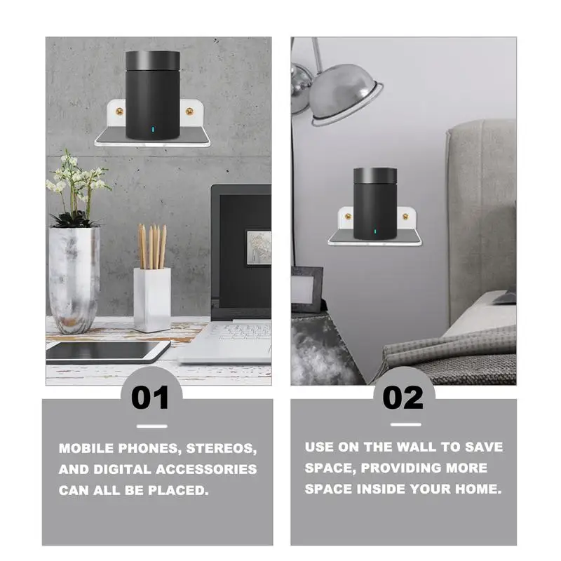 

Speaker Wall Mount Sundries Organizer Multifunctional Wall Storage Rack