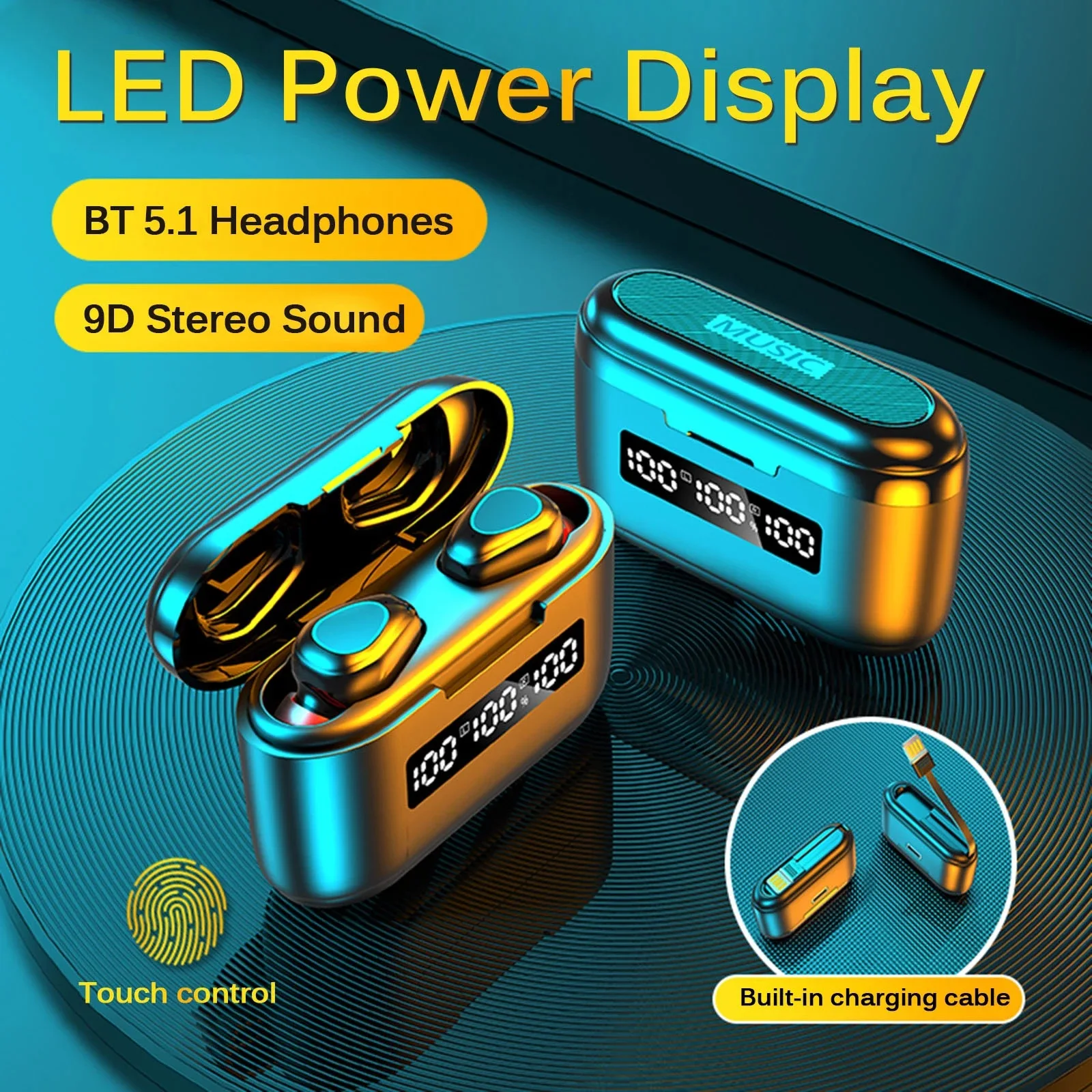 

Tws Wireless Bluetooth 5.1 Headset Gamer Wholesale Cheap Headphones for Smartphone Sport Sale Ear Buds Blutooth Earphone Hifi