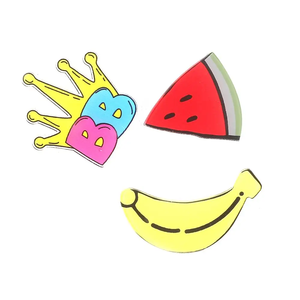 Мультяшный милый акриловый значок в виде клубники арбуза|badges for clothing|backpack badgebadge