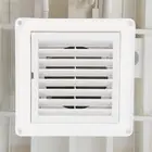 Сетка для вентиляции с креплением на вентиляционное отверстие, настенная сетка со встроенным ситечком для ванной, офиса, дома (белая)