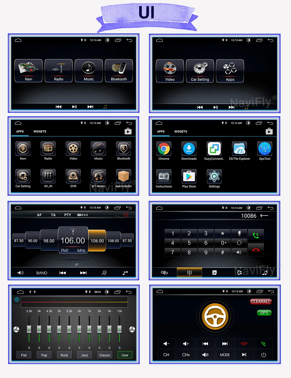 NaviFly Android 9 автомобильный dvd мультимедийный плеер радио для Mercedes Benz W209 W203 W168 ML W163 W463 Viano W639 Vito gps Navi BT