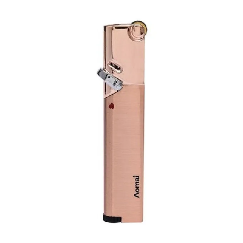 

Windproof Metal Butane Gasoline Lighter Creative Wheel Blue Flame Torch Turbo Cigar Lighter Cigar Accessories Small Gift