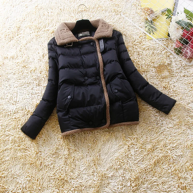 Зимняя женская куртка 2020 парка пуховое хлопковое пальто пуховая Корейская