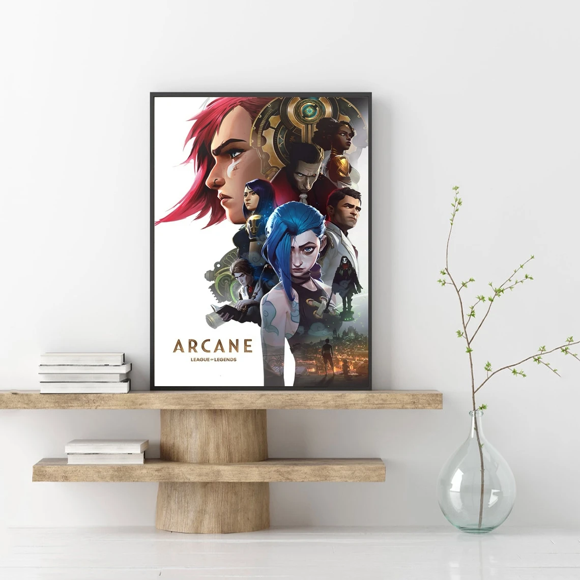 

Arcane: League of Legends Poster Animation Cartoon Tv Series Movie,League Of Legends Game Poster Print Home Decor Wall Painting