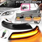 Индисветильник поворота светодиодный на зеркало заднего вида, 2 шт., для Ford Focus mk2 mk3 08-16, Mondeo mk4
