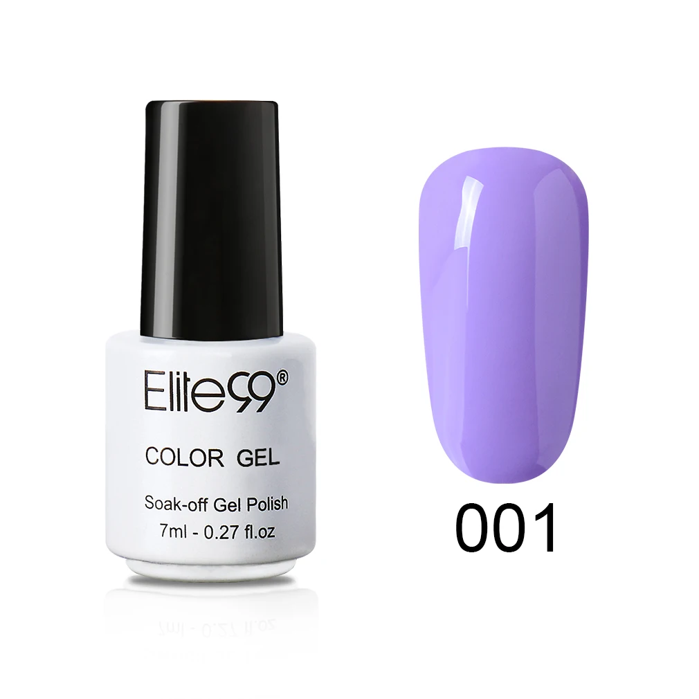

Elite99 7ML Purple Color Gel Polish Soak Off UV LED Nail Varnish Hybrid Nails Color Vernis UV Gel Nail Polish Gel Varnish Top