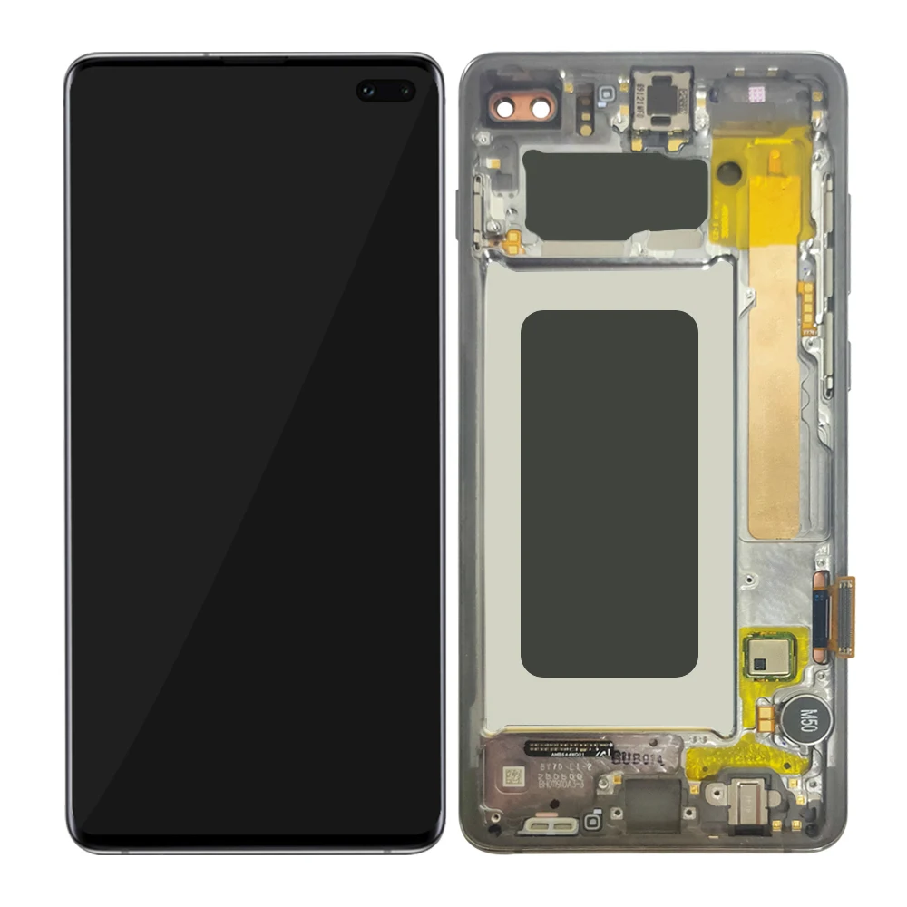 Супер AMOLED дисплей для SAMSUNG Galaxy S10 Plus G975 G975F LCD сенсорный экран дигитайзер сборка