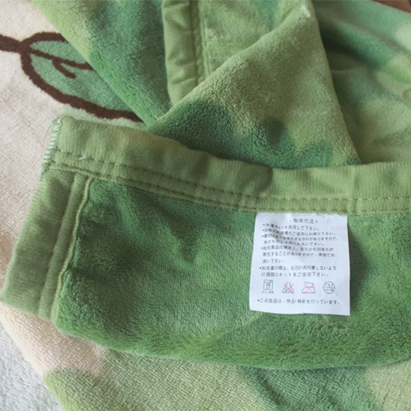 Manta de lana de TOTORO de dibujos animados japoneses, ropa de cama para ni&ntilde;os, funda suave para beb&eacute;, descanso para estudiantes, mantas textiles para el hogar-3