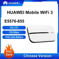 unlocked version of huawei mobile wifi 3 e5576 855 4g3g router access mobile hotspot wireless modem portable wifi with battery
