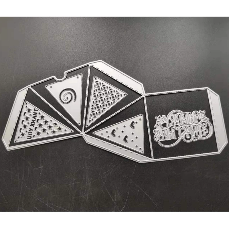 ZATWBS трехмерная коробка для вырезания штампов DIY скрапбукинга декоративное