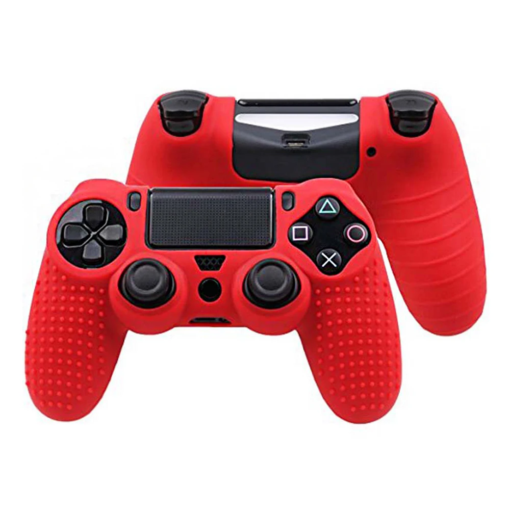 8 цветов Противоскользящий Силиконовый чехол для sony playstation Dualshock 4 PS4/Pro/тонкий контроллер аксессуары и ручка