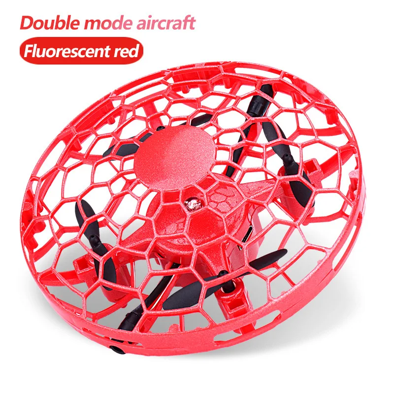 XKJ Новый мини Дрон НЛО Радиоуправляемый квадрокоптер инфракрасный датчик анти