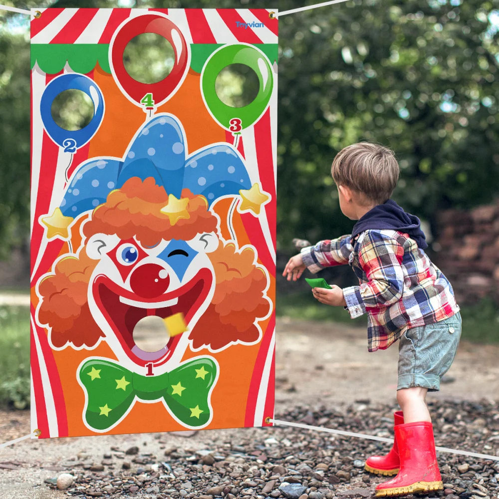

Toyvian Play Bean Bags Game Beanbags Kids Children Tossing Game Throwing Bags for Party Cainival