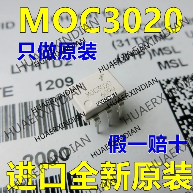 10 шт./лот Новый MOC3020 DIP 6 FAIRCHIL в наличии|Интегральные схемы| |