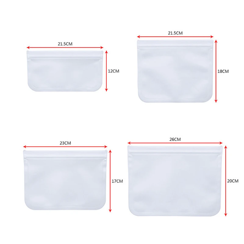 Силиконовые контейнеры для хранения пищевых продуктов S/M/L/XL герметичные