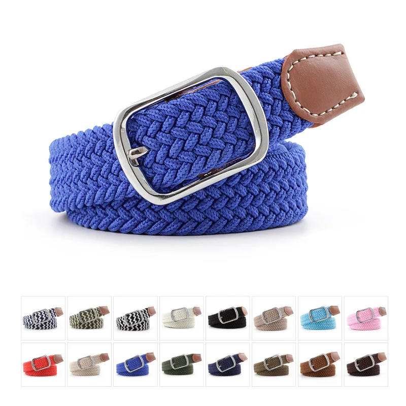 Ремень брезентовый с пряжкой язычком для мужчин и женщин повседневный