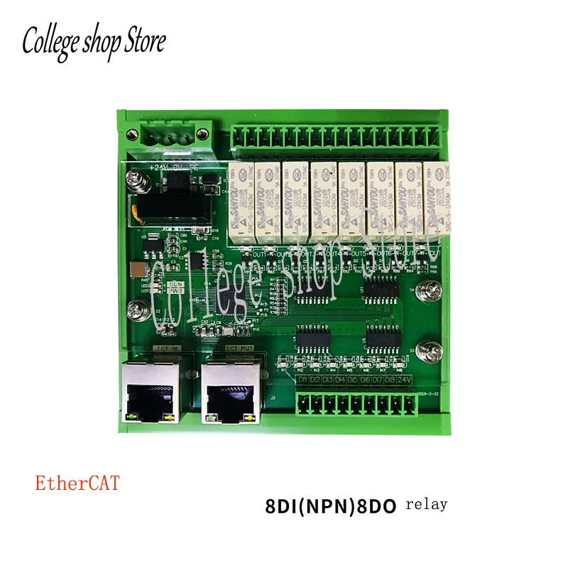 Ethernet Cat модуль ввода вывода ведомый цифровой полностью изолированный 8