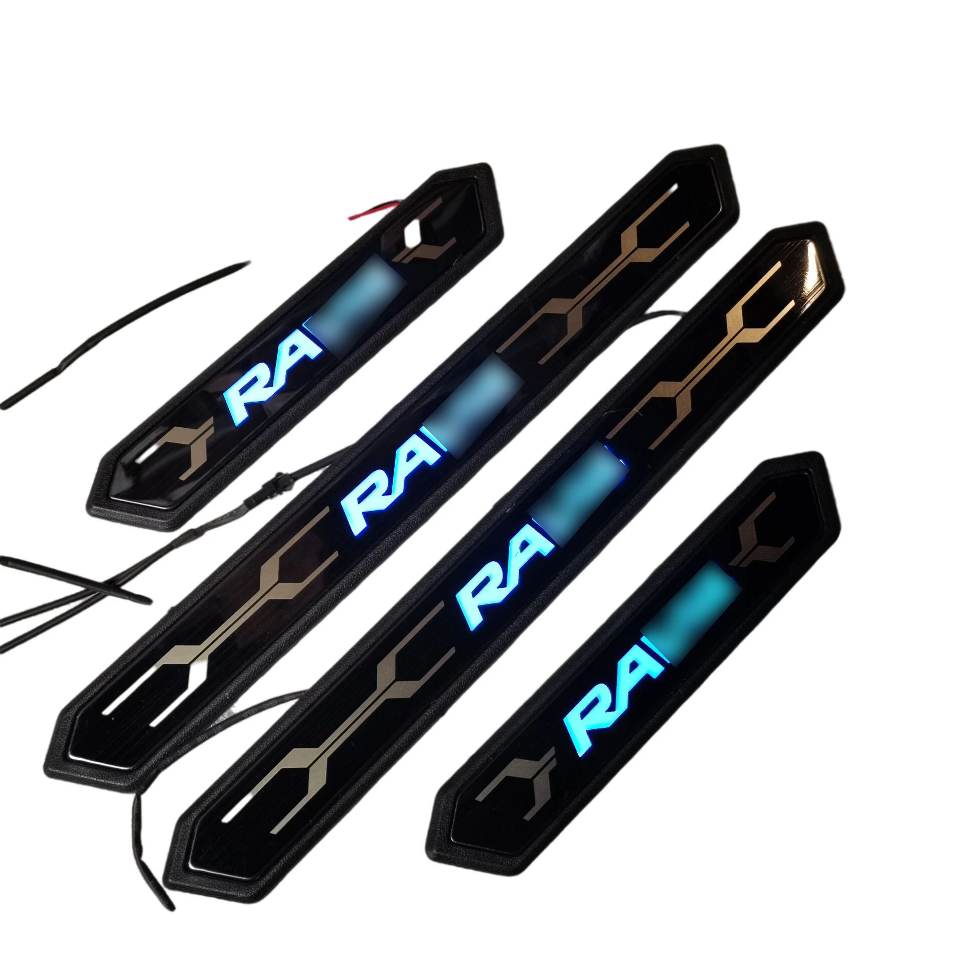 

Для Toyota RAV4 2019-2021 Высококачественная светодиодная приветственная педаль дверная фонарь пороговое освещение полоса