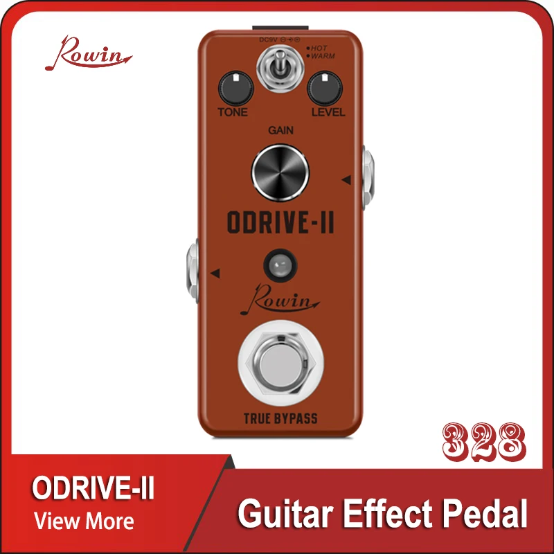 

Rowin LEF-302B ODRIVE-II Classical Electronic Overdrive Guitar Effect Pedal True Bypass