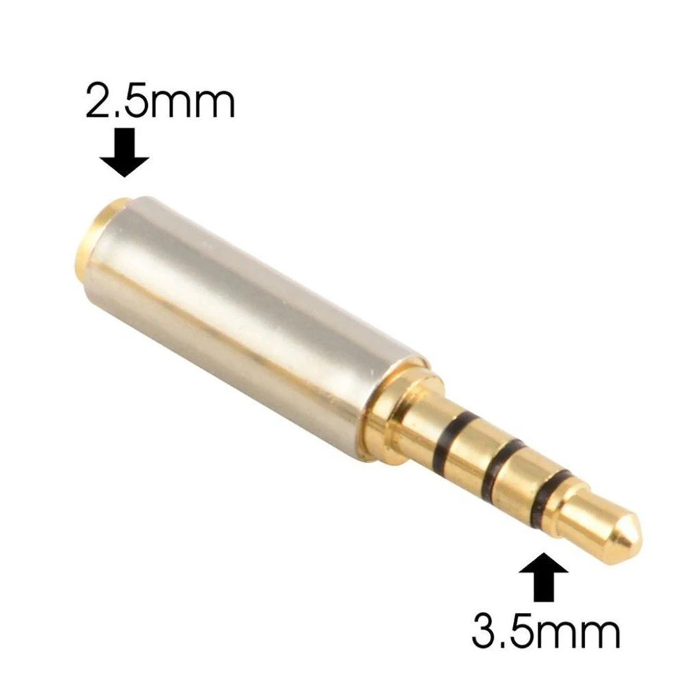 

3.5mm Male to 2.5mm Female Stereo Audio Headphone Jack Adapter Converter