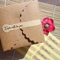 100pcslot especially for you kraft paper sealing sticker diy gifts stickers scrapbooking baking decoration stationery
