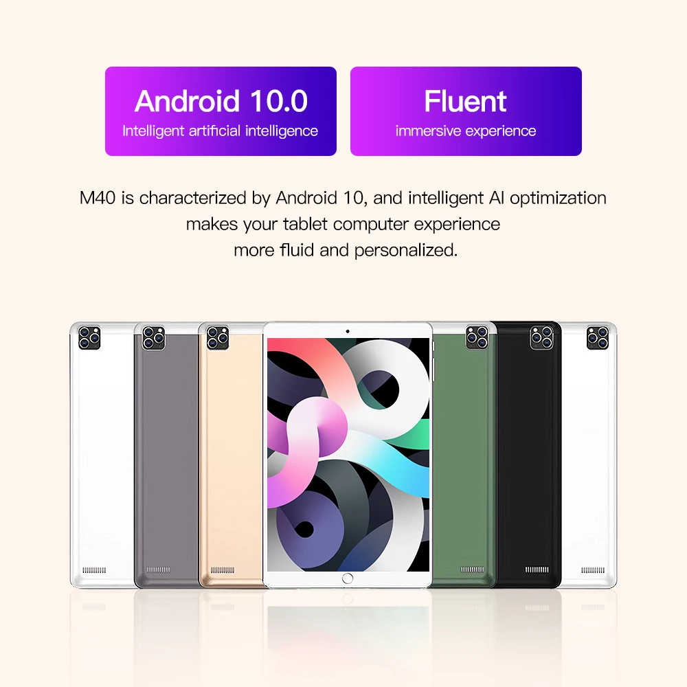 

Pad Pro Tablets 10 .1 inch 6GB RAM 128GB ROM tablet Android 10.0 tablete 4G LTE phonecall tablets 6000mAh Tablet pc