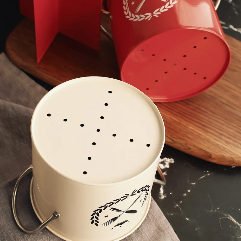 

1Pcs Family Utensils Separate Storage Chopsticks Barrel Drain Storage Box Partition Bucket Kitchen Tool Bucket Handle Quality