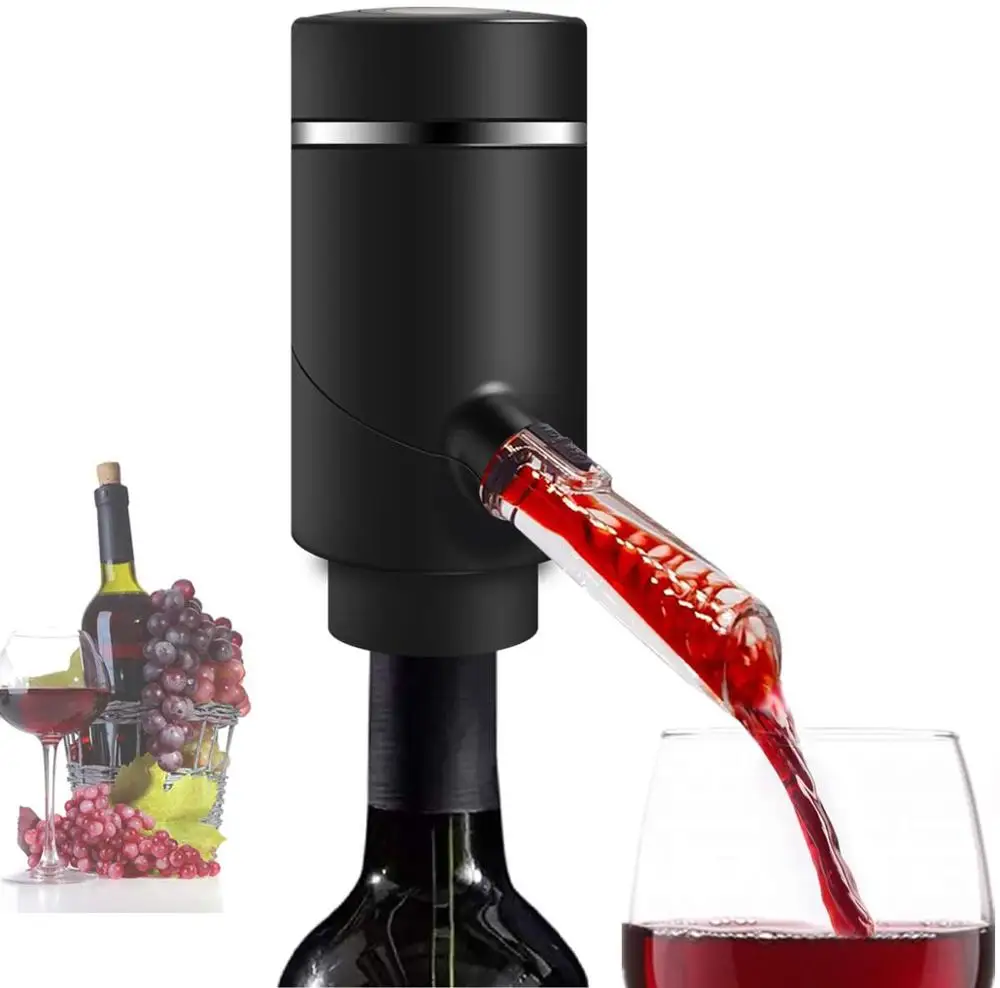 

Electric Wine Dispenser Pump, Wine Aerator, Automatic Wine Pourer, Portable Automatic One-Touch Wine Decanter