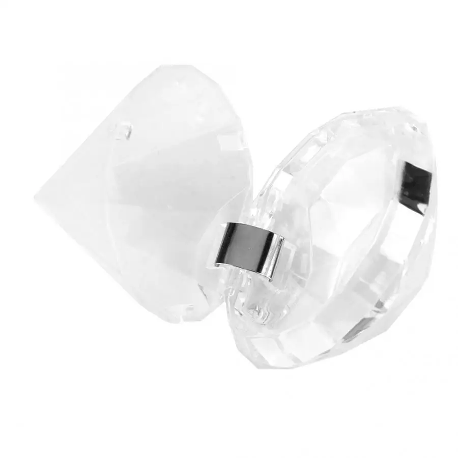 12 шт Алмазная креативная прозрачная пластиковая коробка конфет контейнер Мини