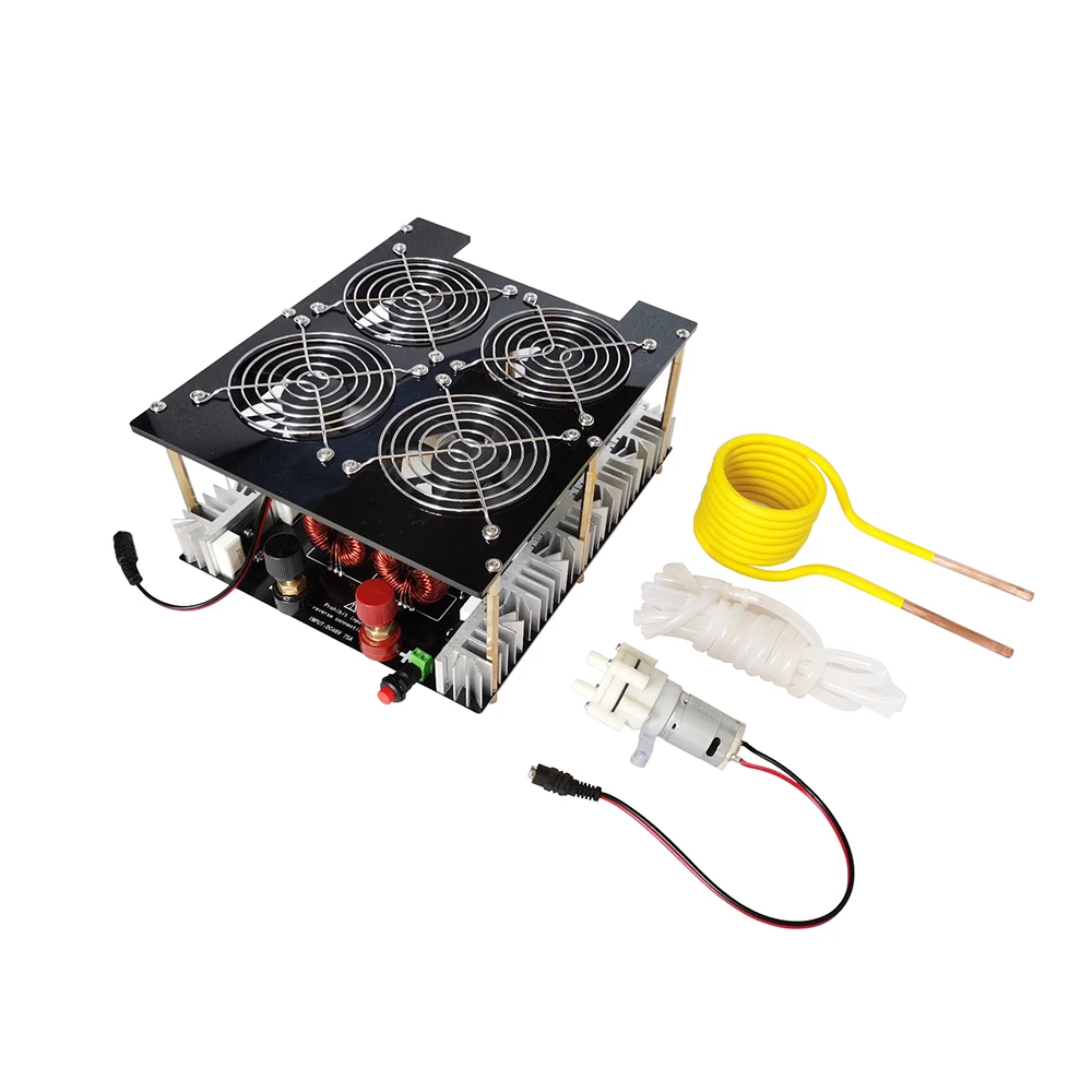 5000W ZVS Induction Heater Heating PCB Board Machine Melted Metal + Coil+Pump+ crucible+power supply | Инструменты