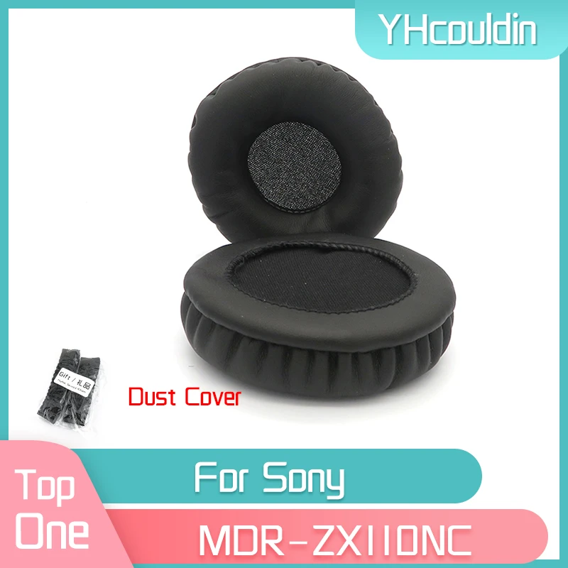 

YHcouldin Earpads For Sony MDR-ZX110NC MDR ZX110NC Headset Leather Ear Cushions Replacement Earpads